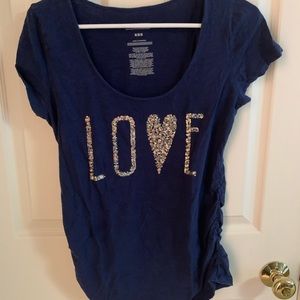 💥5 for $30💥 Sequined Maternity Tee